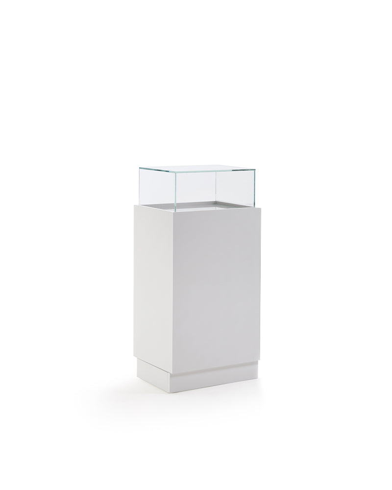 Light - Módulo expositor blanco para mostrador de recepción
