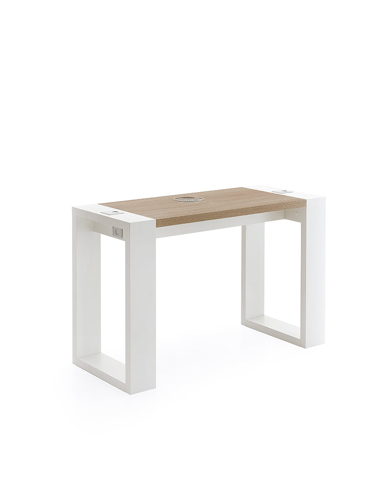 Living - Mesa de manicura blanca - Con aspiración