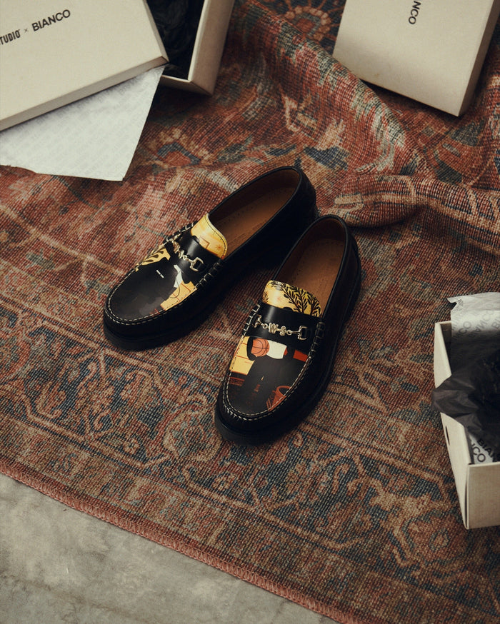 Winston Studio fabrica su propio mocasín junto con Bianco