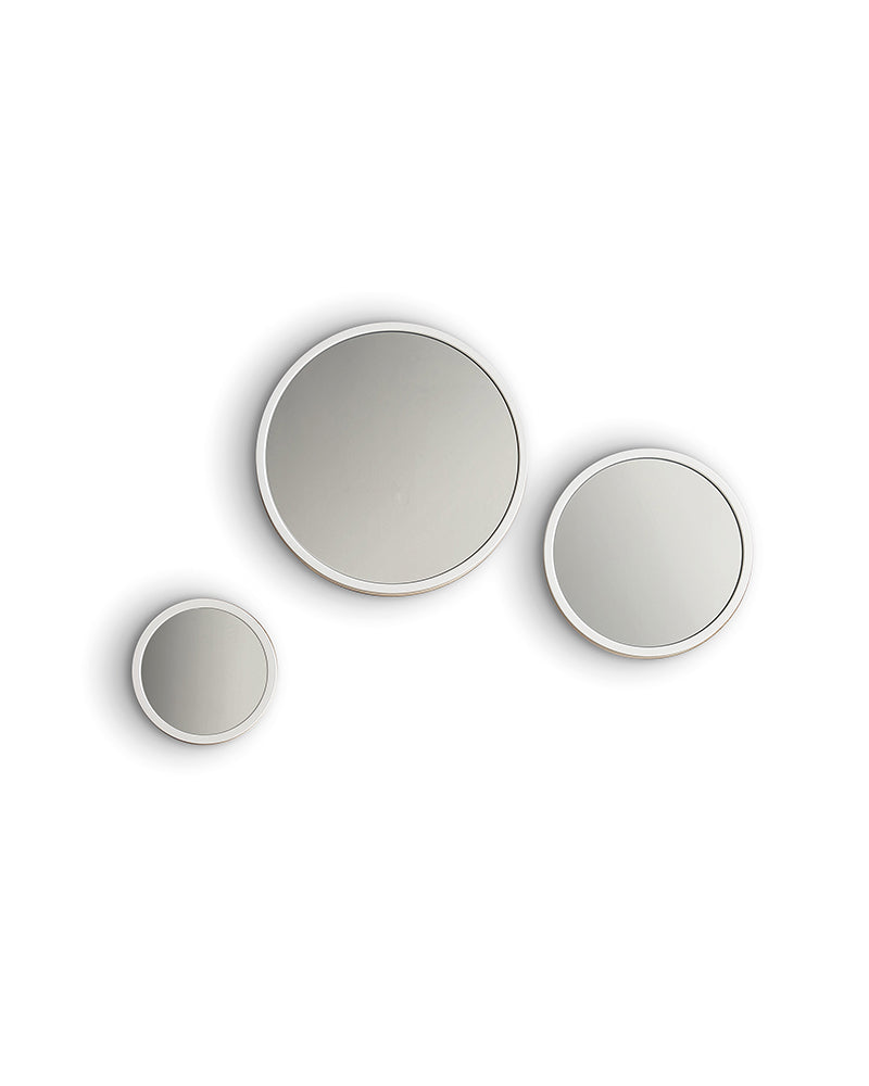 Tris bubbles - Espejos decorativos redondos - Blanco