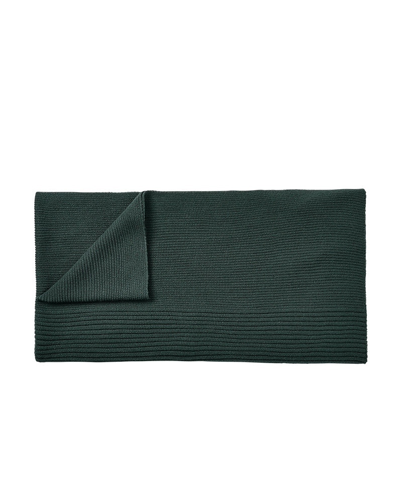 Rhythm - Manta throw verde oscuro