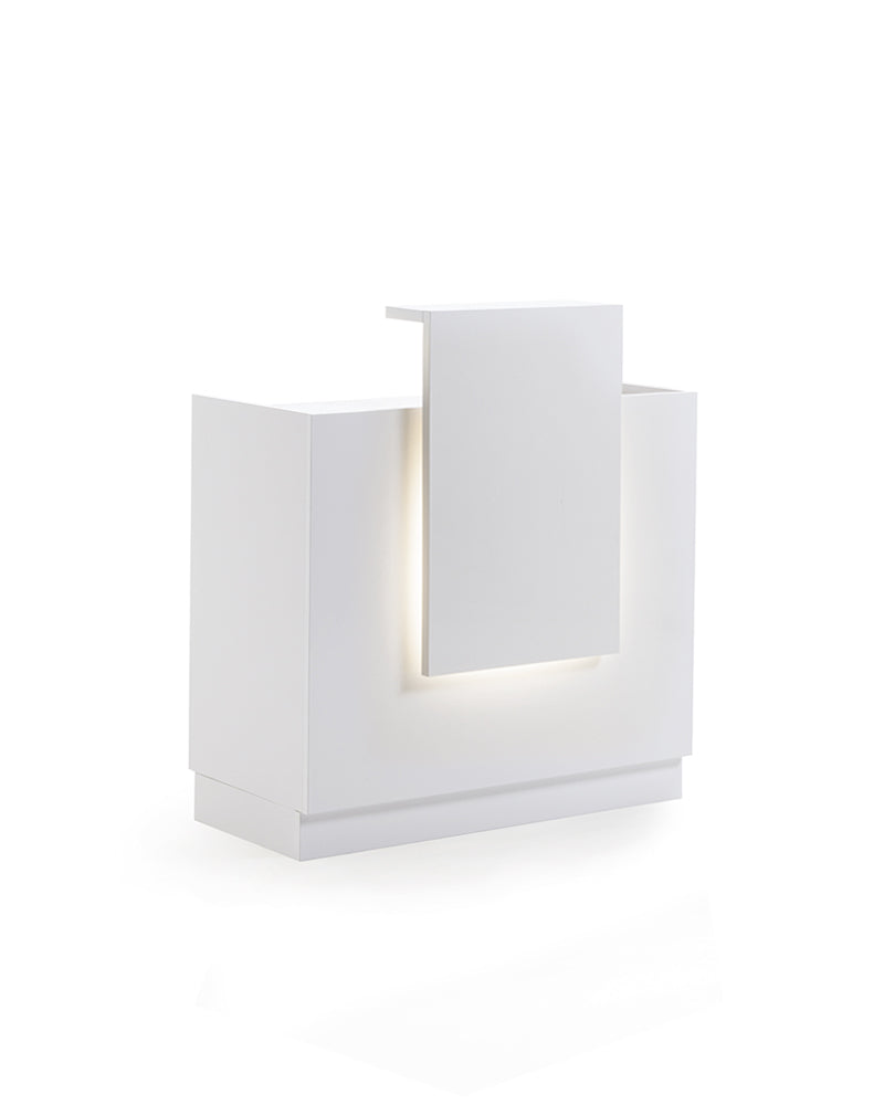 Light - Mostrador de recepción blanco