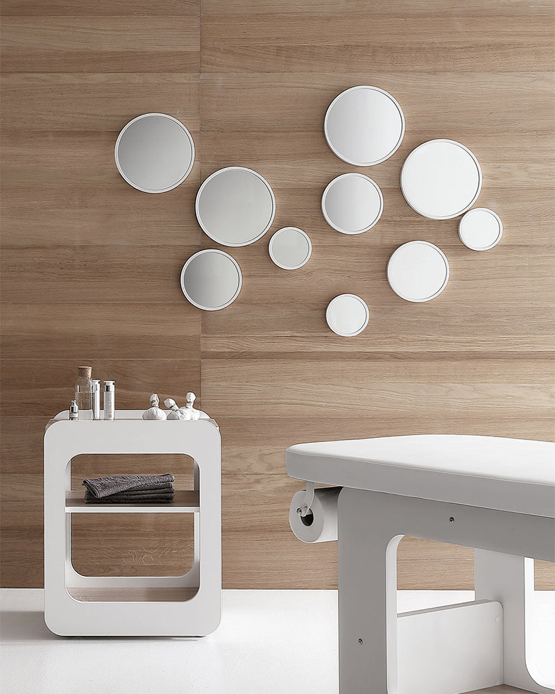 Tris bubbles - Espejos decorativos redondos - Blanco