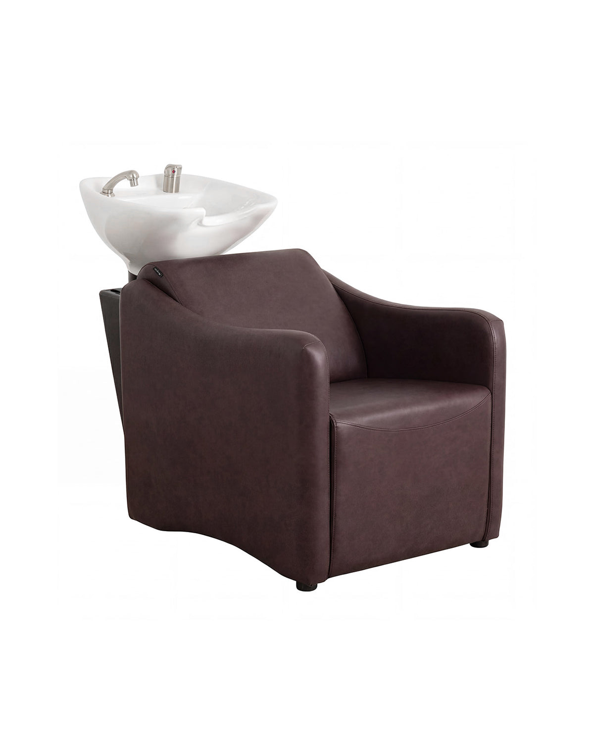 Ava Merlot - Lavacabezas marrón con mezclador cromado