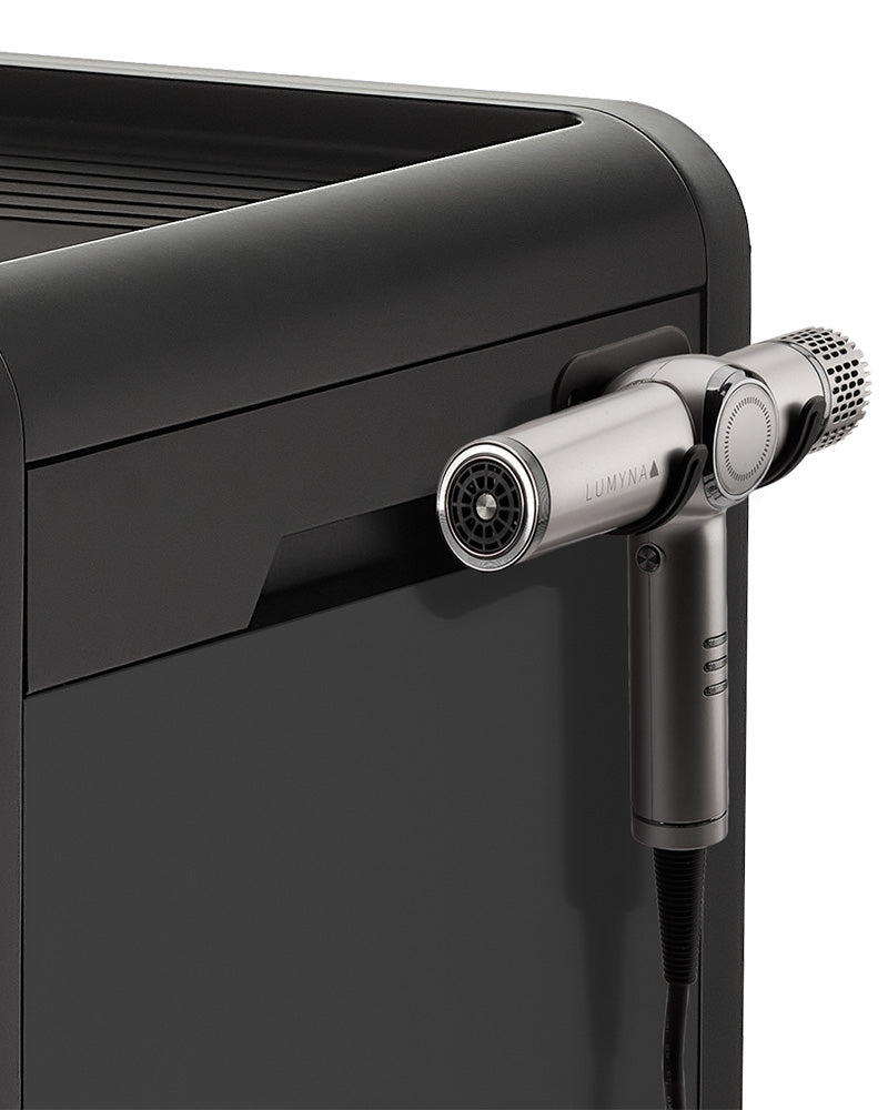 T-SHAPE - Soporte para secador de metal negro