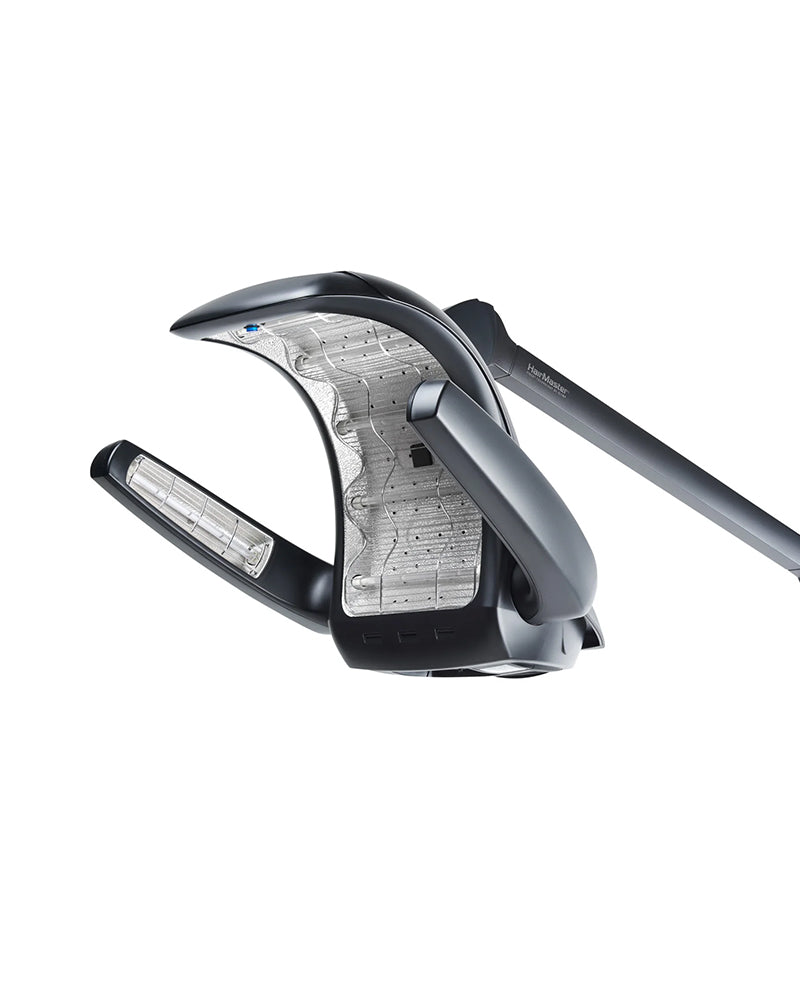 HairMaster 4 - Casco secador negro para montaje en pared