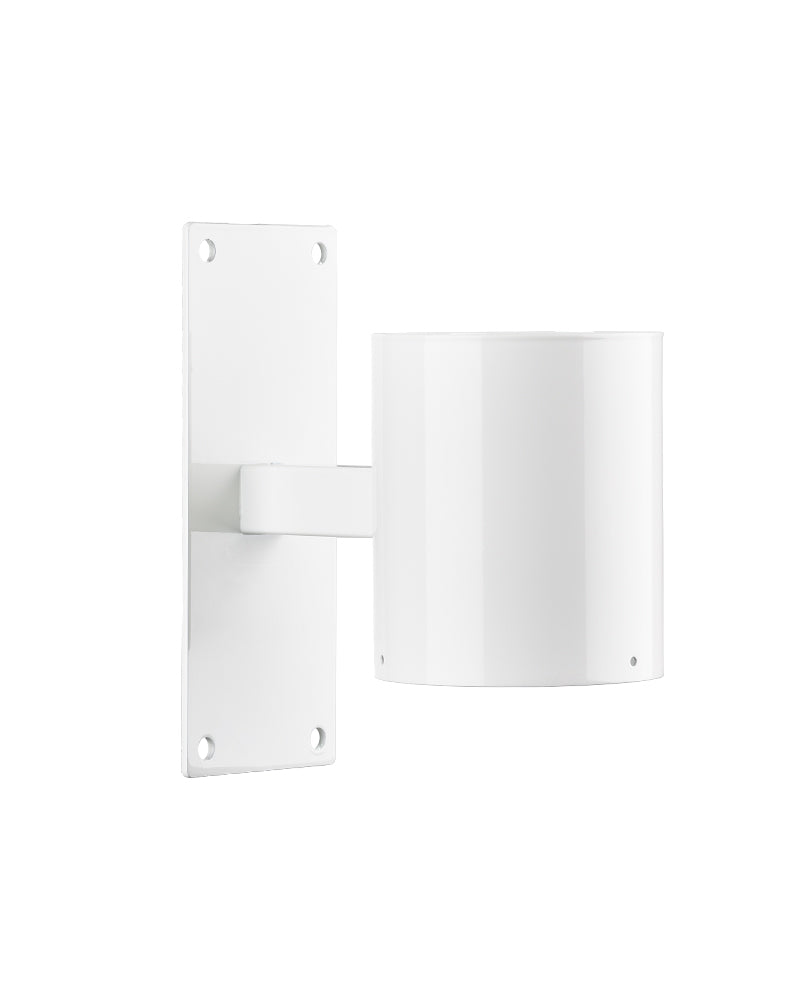 Soporte de pared blanco para brazo de extracción