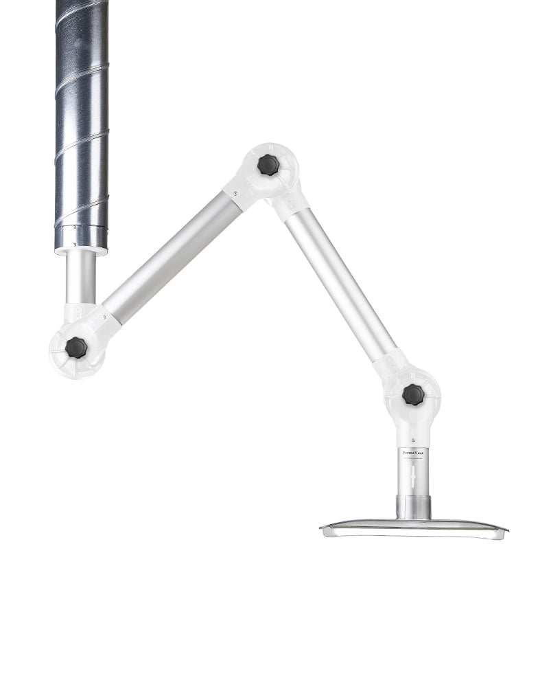 Brazo de extracción blanco
