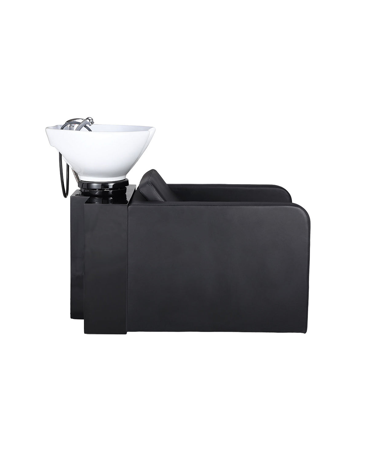 Jacob - Lavacabezas negro con lavabo blanco