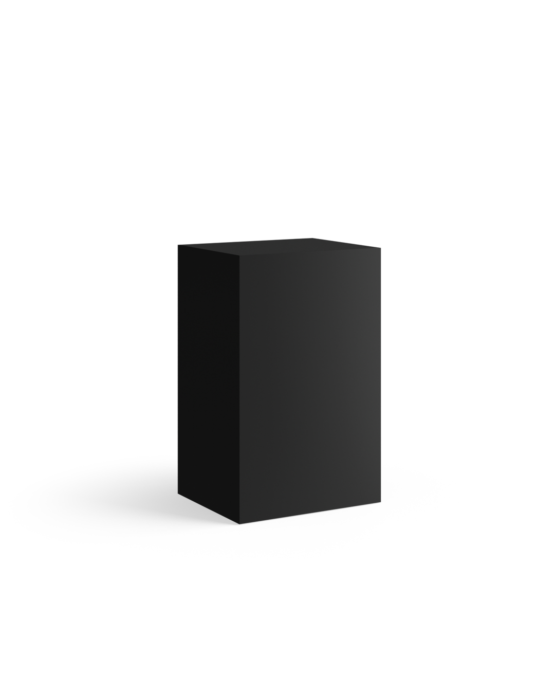 Welcome Black - Mostrador de recepción compacto negro