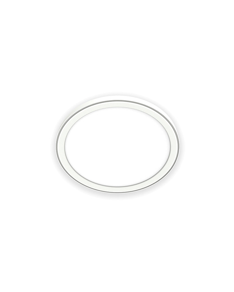 Sun LED - Iluminación para peluquería blanca redonda - ø33cm