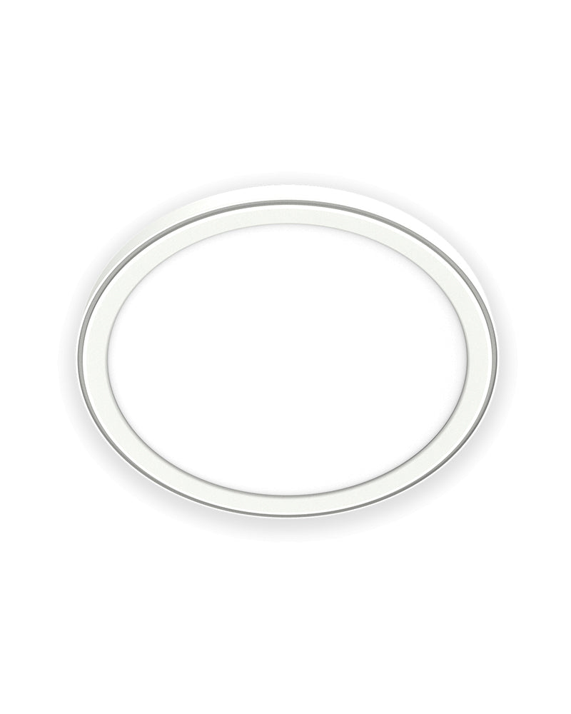 Sun LED - Iluminación para peluquería blanca redonda - ø55cm