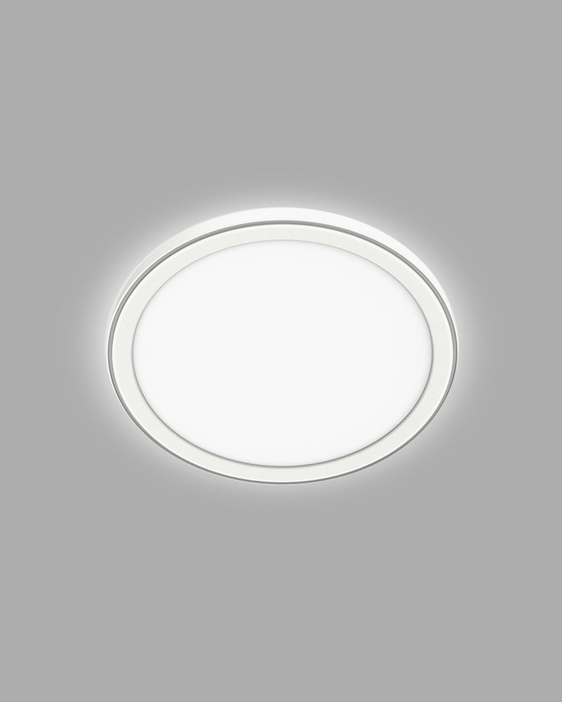 Sun LED - Iluminación para peluquería blanca redonda - ø44cm