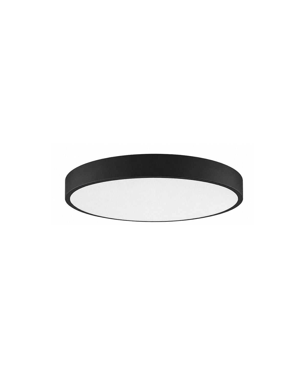 Sunlight - iluminación para peluquería redonda negra ø60