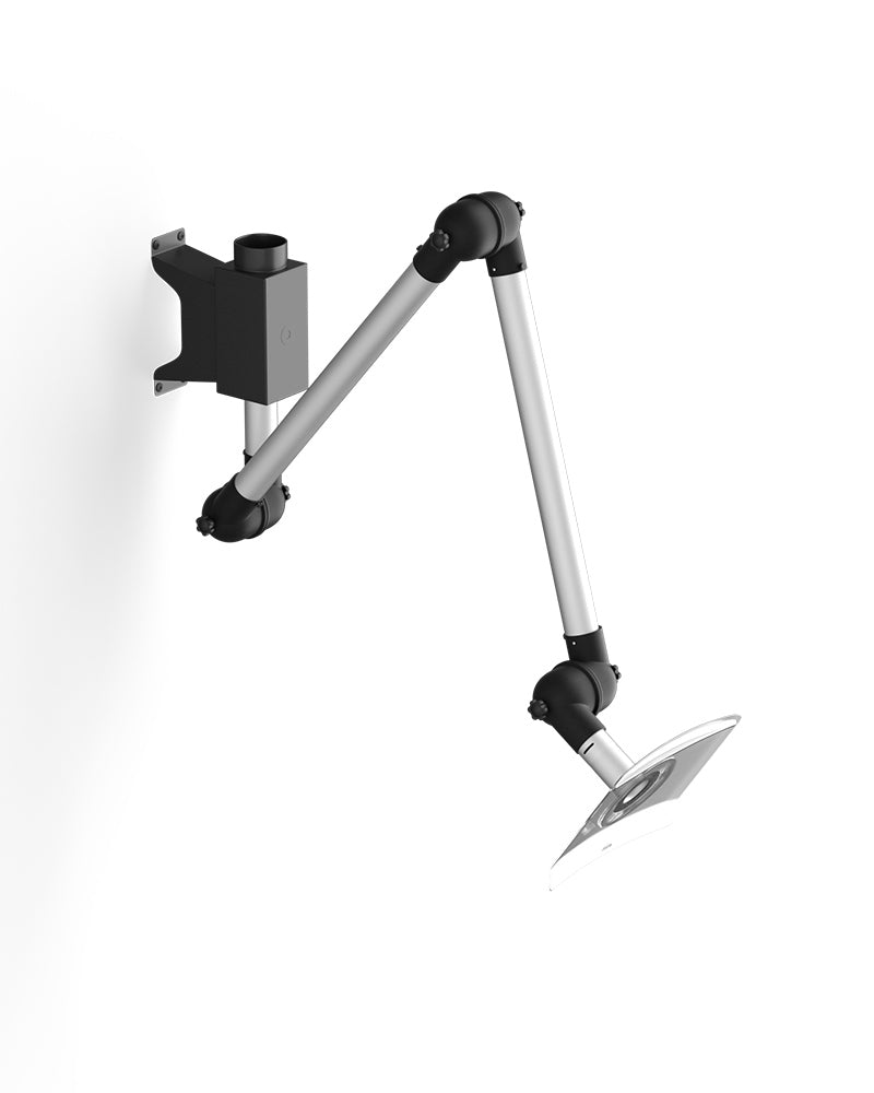 Brazo de extracción negro - Extracción puntual para pared