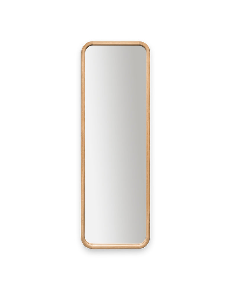 Linea Oak - Espejo para peluquería con marco de roble
