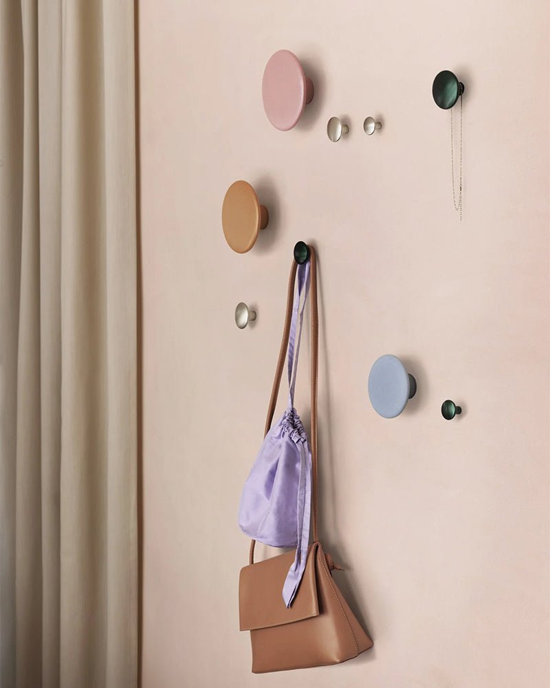 Dots - Perchero de roble naranja - ø17