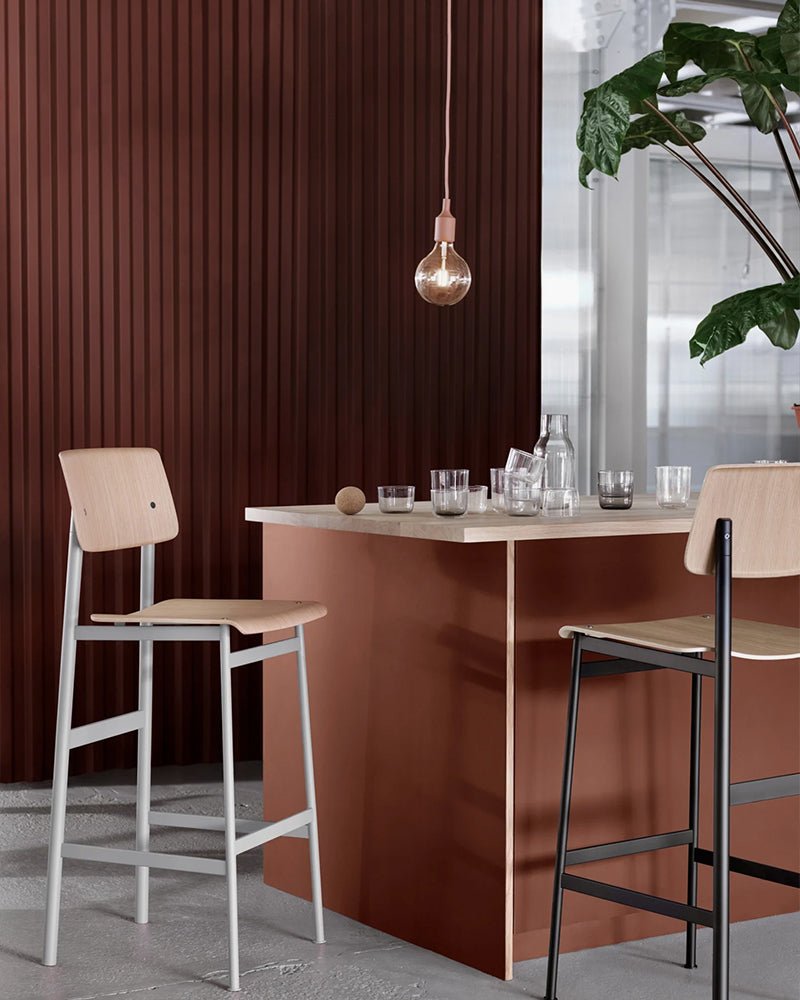 E27 LED - Lámpara de techo beige