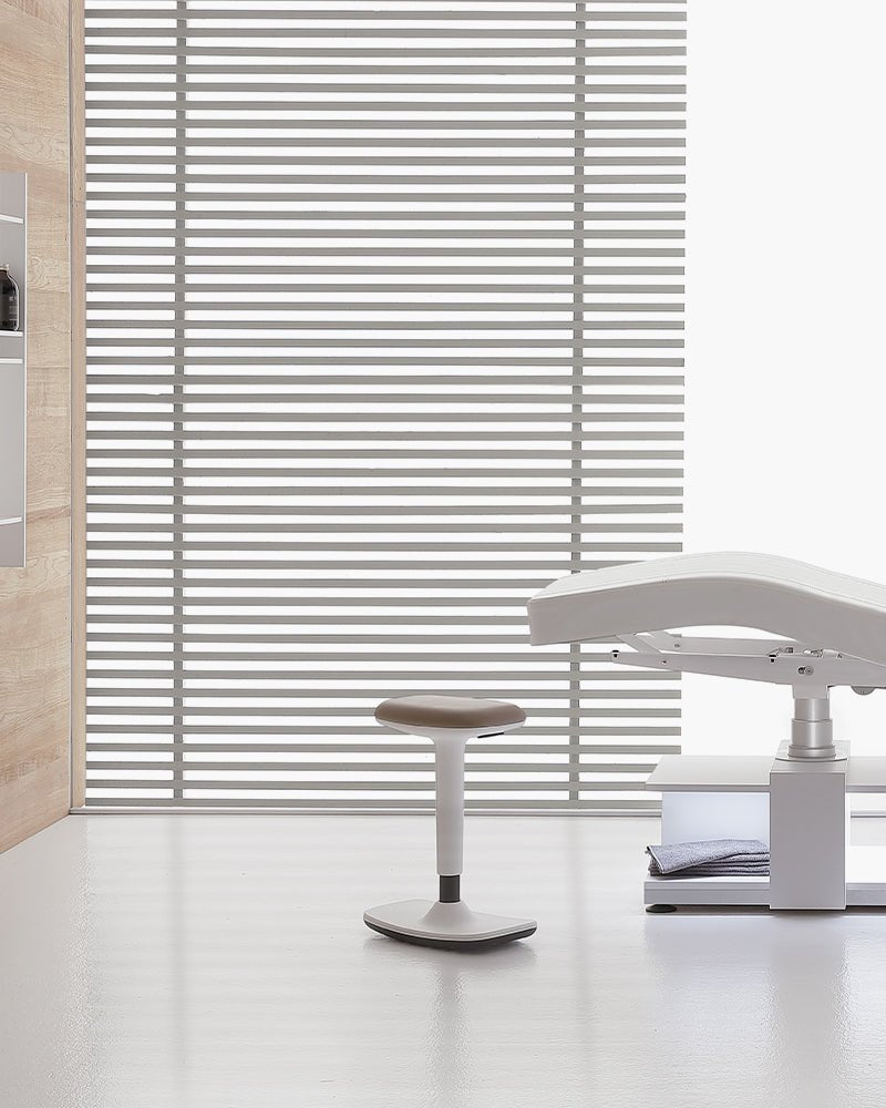Flex - Silla de tratamiento blanca - Buena ergonomía